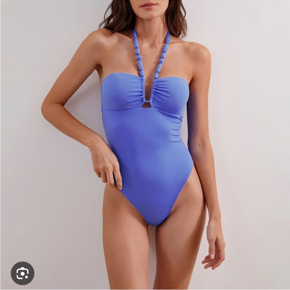 Vix Vibrant Blue Halter Swimsuit
